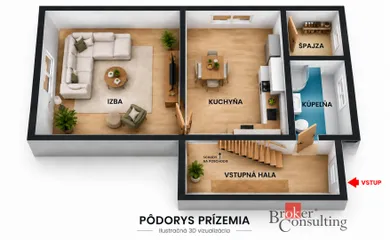 Kiadó lakások, 2-szobás, Spišská Nová Ves · €649