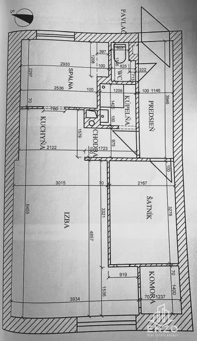 Na predaj 2-izbový byt, 48 m², Bratislava-Nové Mesto, Šancova