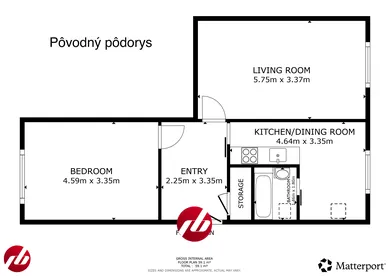 Na predaj 2-izbový byt, 60 m², Bratislava-Ružinov, Chlumeckého