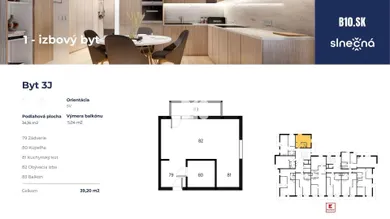 Byty na predaj 1-izbový, Bánovce nad Bebravou · €83 900