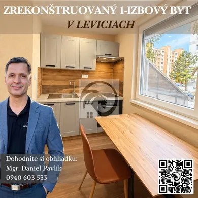 Byty na prenájom 1-izbový, Levice · €590