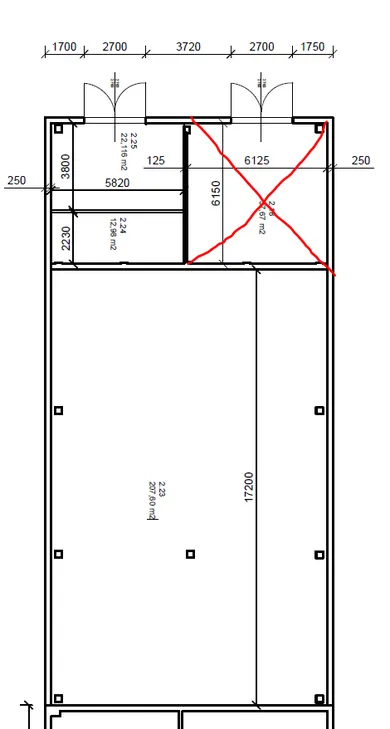 Na prenájom objekt, 174 m², Žilina, Považský Chlmec
