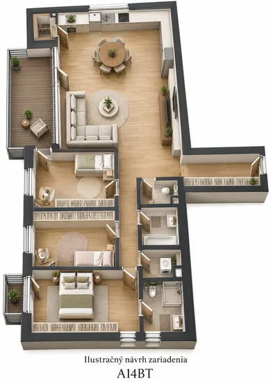 Byty na predaj 4-izbový, Bratislava-Rača · €592 470