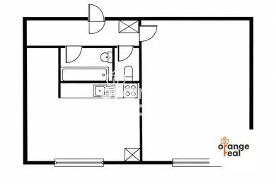 Eladó lakások, 1-szobás, Košice-Sever · €159 900