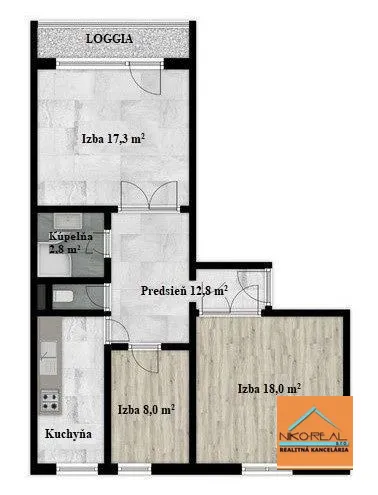 Apartments for sale, 3-room in Bratislava-Podunajské Biskupice · €244,900