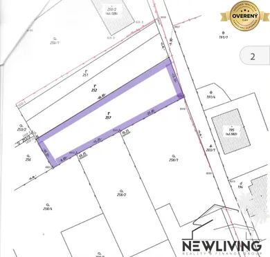 Na predaj pozemok, 554 m², Moravany nad Váhom, Vrchná