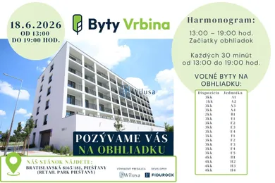 Mieszkania na sprzedaż, 2-pokojowe, Piešťany · €193 000
