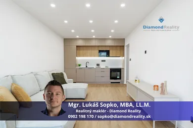 Mieszkania na sprzedaż, 2-pokojowe, Košice-Západ · €215 000