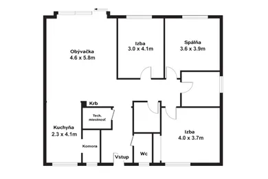 Na predaj dom, 111 m², Slovenská Nová Ves