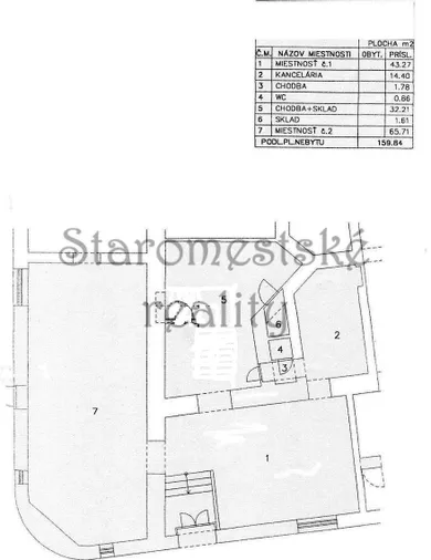 Na predaj komerčné, 160 m², Košice-Staré Mesto, Moyzesova