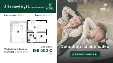Na predaj 2-izbový byt, 68 m², Nové Zámky, Športová