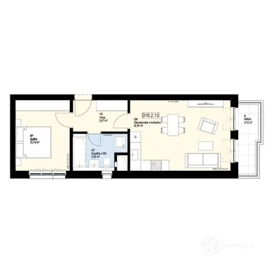 Na predaj 2-izbový byt, 45 m², Kysucké Nové Mesto, Sládkovičova