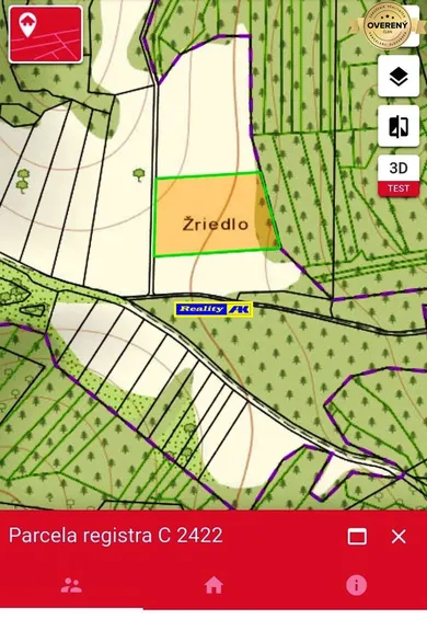 Na predaj pozemok, 127 m², Martin, Turčianske Jaseno