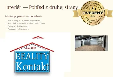 Na prenájom komerčné, 50 m², Nové Zámky, Centrum