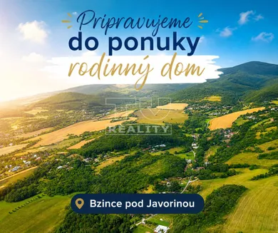 Domy na sprzedaż, Bzince pod Javorinou · €99 990