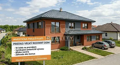 Domy na sprzedaż, 10-pokojowe, Zlaté Moravce · €232 000