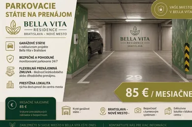 Obiekty na wynajem, Bratislava-Nové Mesto · €85