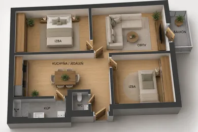 Byty na predaj 3-izbový, Michalovce · €136 900