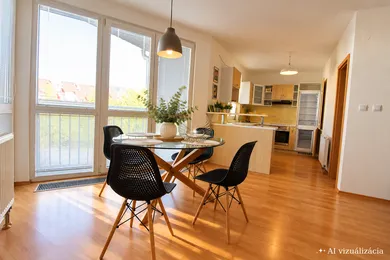 Na prenájom 2-izbový byt, 65 m², Bratislava-Petržalka, Rusovská cesta