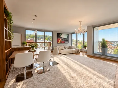 Na prenájom 3-izbový byt, 134 m², Bratislava-Nové Mesto, Brečtanová