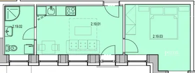 Na predaj 2-izbový byt, 36 m², Bátorove Kosihy