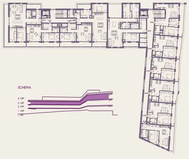 Na predaj 2-izbový byt, 64 m², Košice-Západ, Fialková