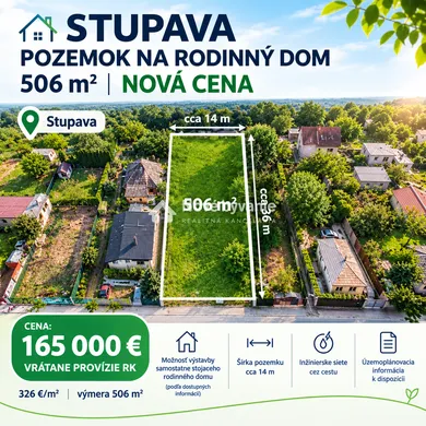 Land for sale in Stupava · €165,000
