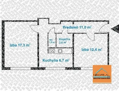 Квартири на продаж, 2-кімнатні, Bratislava-Dúbravka · €219 900