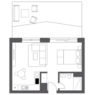 Na predaj 1-izbový byt, 41 m², Banská Bystrica, Muškátová ulica
