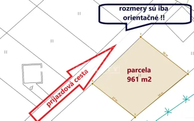 Na predaj pozemok, 961 m², Prešov