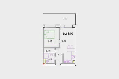 Na predaj 2-izbový byt, 41 m², Hôrky, Družstevná