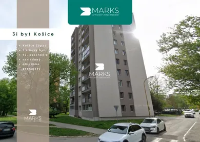 Mieszkania na sprzedaż, 3-pokojowe, Košice-Západ · €199 000