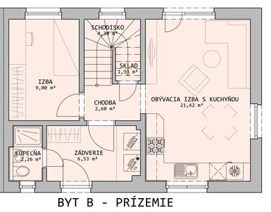 Na predaj dom v Bratislava-Podunajské Biskupice · €369 000 · Novostavba