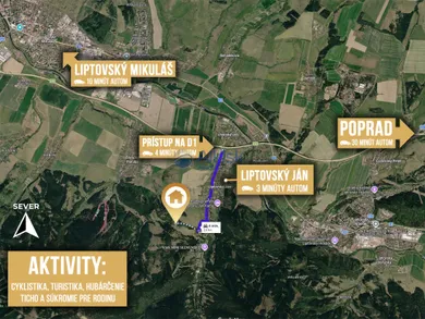 Na predaj 2-izbový rekreačný dom, 50 m², Liptovský Ján, Starojánska