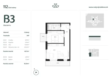 Byty na predaj 2-izbový, Slovenský Grob · €186 000