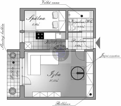 Byty na predaj 2-izbový, Bratislava-Ružinov · €222 000