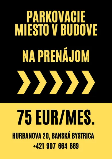 Obiekty na wynajem, Banská Bystrica · €75