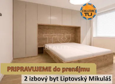 Na prenájom 2-izbový byt, 55 m², Liptovský Mikuláš
