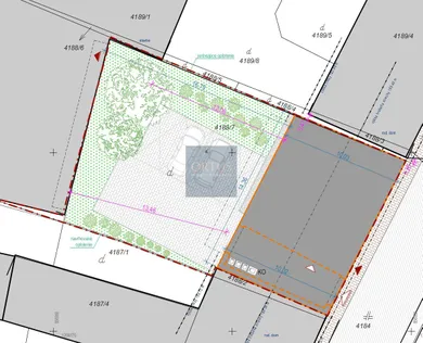 Na predaj pozemok, 381 m², Skalica, Krížna