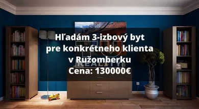 Mieszkania na wynajem, 3-pokojowe, Ružomberok · €130 000