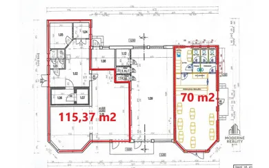 Na prenájom komerčné, 70 m², Palárikovo, Štefánikova