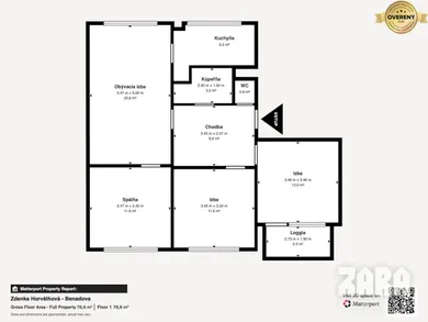 Na predaj 4-izbový byt, 79 m², Košice-Dargovských hrdinov, Benadová