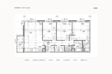 Na predaj 4-izbový byt, 96 m², Bratislava-Petržalka
