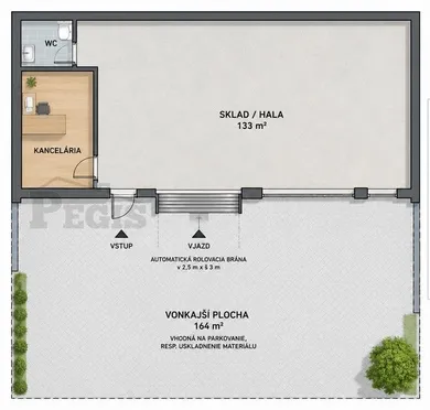Na prenájom objekt v Žilina · €800 · Čiastočná rekonštrukcia
