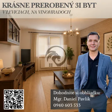 Mieszkania na sprzedaż, 3-pokojowe, Levice · €127 000