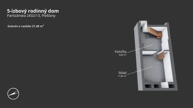 Na predaj 5-izbový dom, 213 m², Piešťany, Partizánska