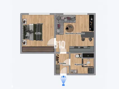 Na predaj 1-izbový byt, 36 m², Nitra