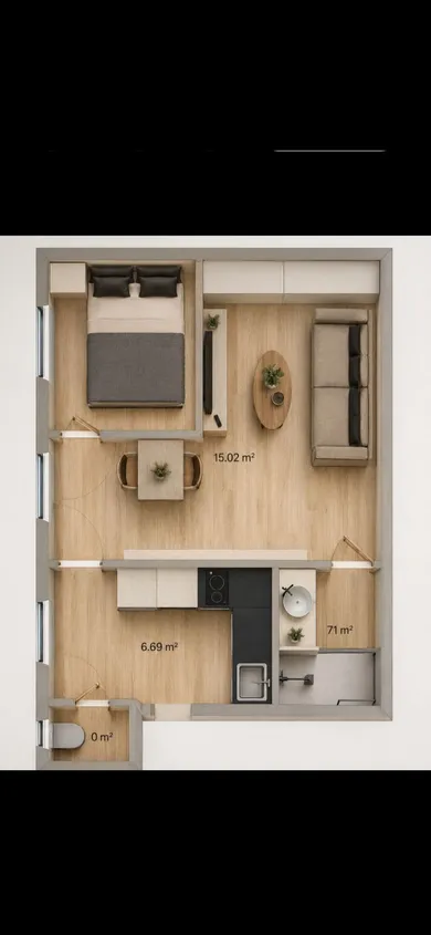 Na predaj 1-izbový byt, 31 m², Bratislava-Staré Mesto, Továrenská