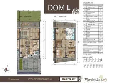 Будинки на продаж, 4-кімнатні, Trenčín · €256 000
