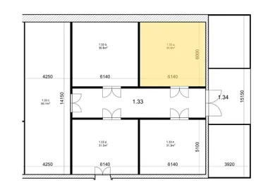 Na prenájom komerčné, 37 m², Bratislava-Rača, Púchovská